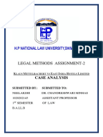 Case Analysis PDF