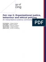 Quintonetal 2015 Faircop 2 Organisationaljusticebehaviourandethicalpolicing