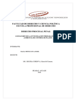 FORO Conclusión de La Investigación Preparatoria y La Audiencia de Control de Plazos