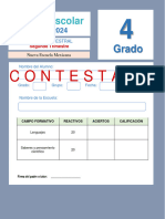 Examen 2trim 4° Grado (Contestado) - 045403