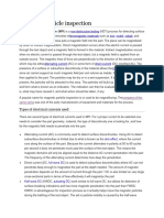 Magnetic Particle Inspection: Non-Destructive Testing Ferromagnetic Materials Iron Nickel Cobalt Alloys