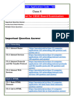 Class 10 Computer Application Code 165 Study Material