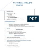 Note Taking - Corporate Finacial Statement Analysis