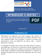 Conceito de Gestão, Organização e Empresa 1º