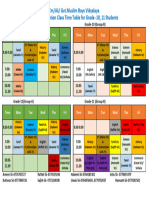 Revised Ramazan Holiday Time Table - 2024 GRD 10 and 11