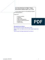 Spec For Tender For Solid and Shielded Insulated Switchboard Upto 17.5kV