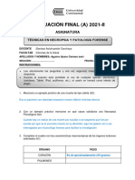 Evaluacion Final Tecnicas en Necrospia y Patologia Forense 2021-II