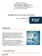 Scientific Discoveries of The XXI Century