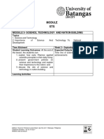 STS MODULE 3 1st S
