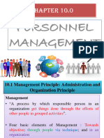 Personnel Management