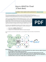 Abap Cloud Cheat Sheet