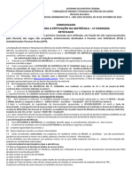 Comunicado Convocação para A Efetivação Da Matrícula - 1 Chamada Retificado