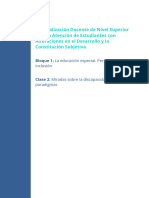 B1 - C2 - Miradas Sobre La Discapacidad - Paradigmas