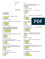 Wired Lans Ethernet MCQ and Exercises