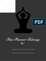 Yoga Planner Template