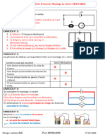 Montage en Serie Et Montage en Parallele Corrige Serie D Exercices 2