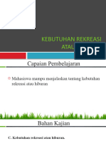 PKM - Kebutuhan Rekreasi Atau Hiburan