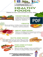 Healthy Foods Infographic