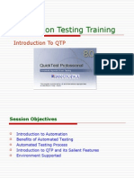 QTP - Automation Testing Training