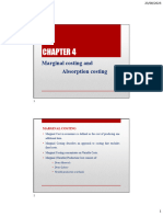 Chapter 4 - Marginal Costing