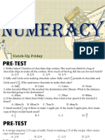 Numeracy Mar 1