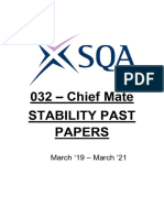 CM SQA Stability Past Papers