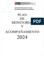 Plan de Acompañamiento y Monitoreo. 2024