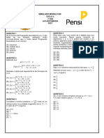 PENSI - Simulado - AFA-EFOMM-EN - 21 - Ciclo 2 - Modelo EN - 1o Dia-1