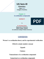 1st Lecture On Co-Ordination Compounds