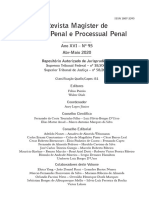 Revista Magister de Direito Penal e Processual Penal: Ano XVI - #95 Abr-Maio 2020