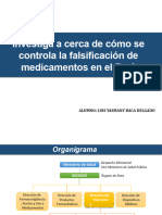 Falsificación de Medicamentos