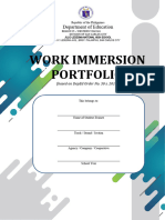 Work Immersion Portfolio Based On Deped-2