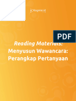 Reading Materials:: Menyusun Wawancara: Perangkap Pertanyaan