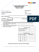 Sample Papers Grade 8