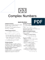 Ch3-Complex Numbers-Class 11 - Revisioin Notes With Questions