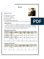 Siddheswar Resume