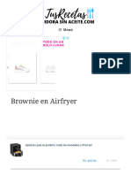 Brownie en Airfryer - (Recetas Airfryer)