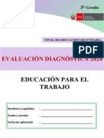 Evaluación Diagnóstica 3° Grado 2024