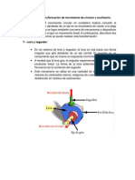 Descripción de La Transformación de Movimiento de Circular A Oscilatorio