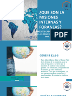 Que Son La Misiones Internas y Foraneas