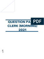 PSSSB Clerk Morning Shift 2021 - Compressed