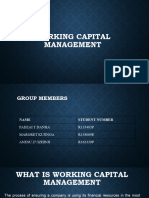 Working Capital Management 2.1 Presentation