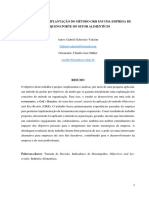 Proposta de Implantação Do Método Okr em Uma Empresa de Pequeno Porte Do Setor Alimentício