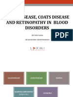 Coats, Eales, Anemia, Lukemia, SC Retinopathy