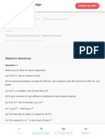 Chapter 1 - Physical Quantities and Measurement