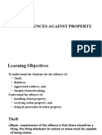 Unit 8 - Offences Against Property