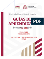 Ingles Iii 2023-B Guía de Aprendizaje