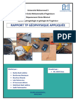 TP Geophysique Rapport