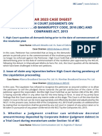 Year 2023 High Court Case Laws Annual Digest 2023 of Judgments On Insolvency and Bankruptcy Code 2016 Ibc and Companies Act 2013 Case Digest 2023