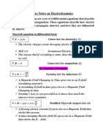 Lecture Notes On Electrodynamics